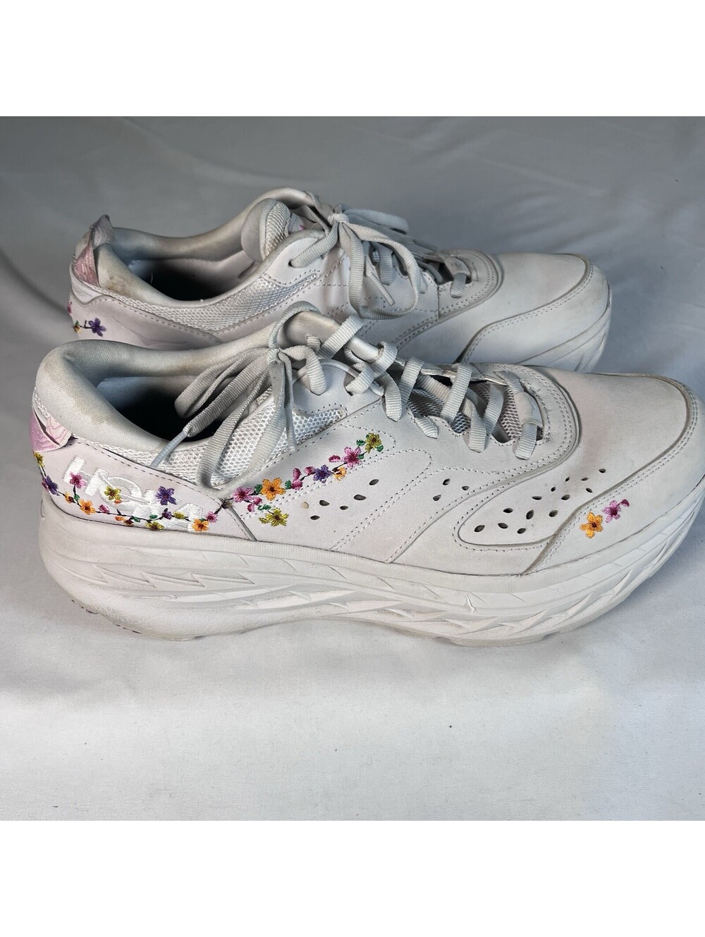 Hoka One One Bondi L Vibrant Bloom Nimbus Cloud Running Shoes